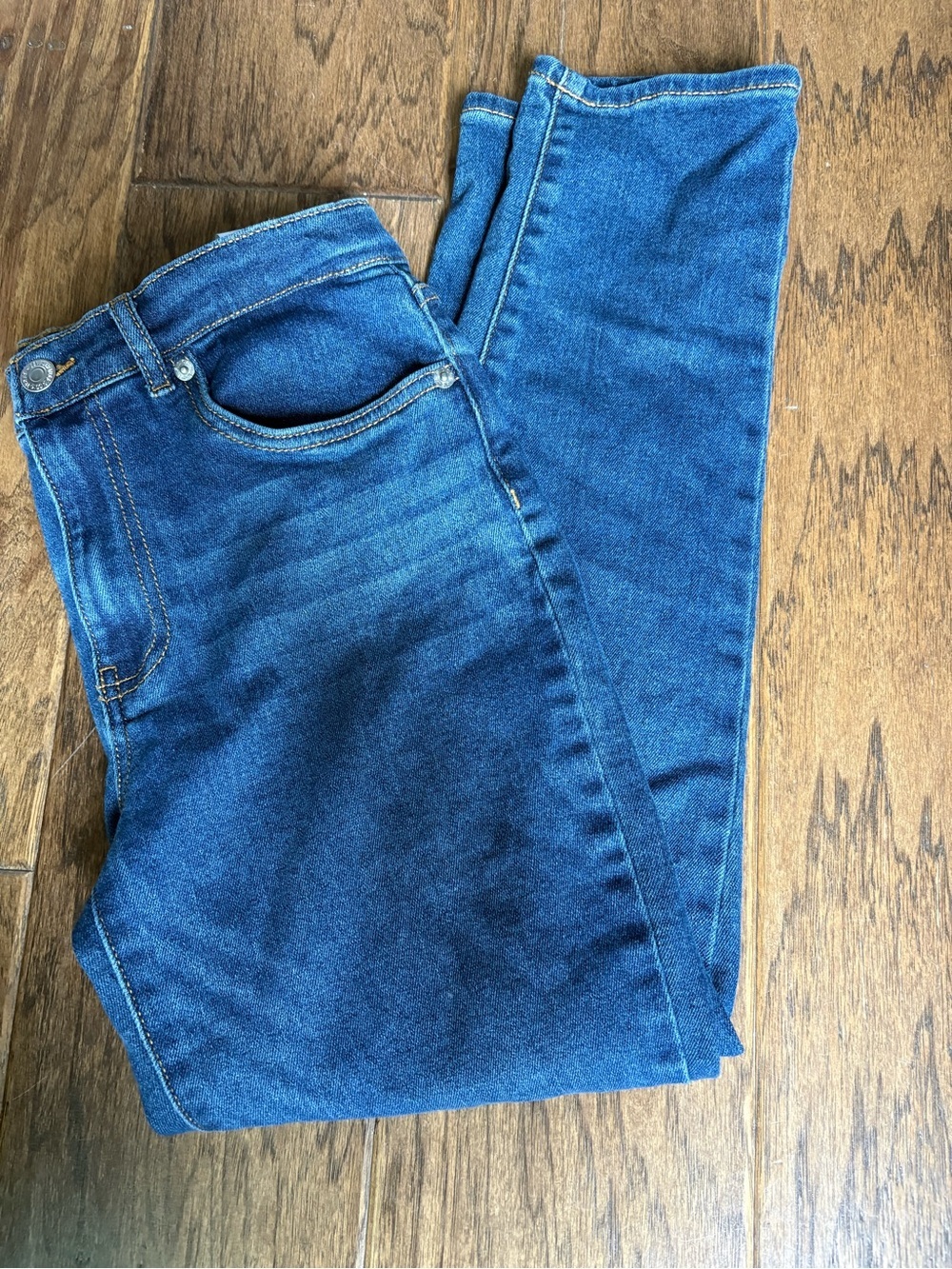 Levi's Kids Blue Straight-Leg Denim Jeans Mini Mom style